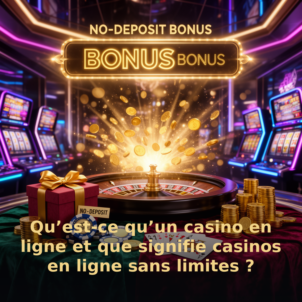 Qu’est-ce qu’un casino en ligne et que signifie casinos en ligne sans limites ?